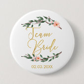 TEAM BRIDE FLORAL BUTTON (Voorkant)