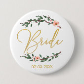 TEAM BRIDE FLORAL BUTTON (Voorkant)