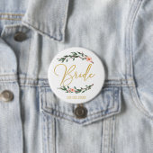 TEAM BRIDE FLORAL BUTTON (In situ)