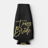 Team Bride Gold Brush Diamond Glacière de la fête (Devant)