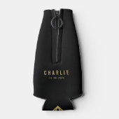 Team Bride Gold Brush Diamond Glacière de la fête (Dos)