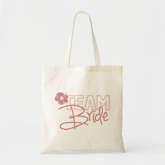  team Bride & Hibiscus Flower Tote Bag