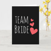 Team Bride Kaart (Gele Bloem)