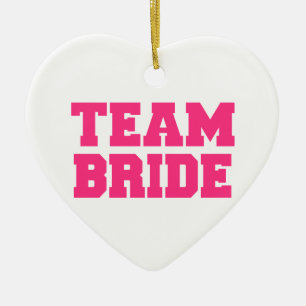 Team Bride Keramisch Ornament