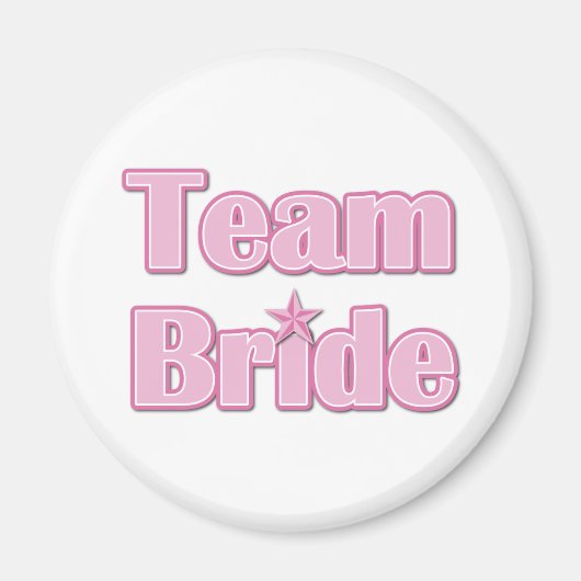 Team Bride Magneet (Voorkant)