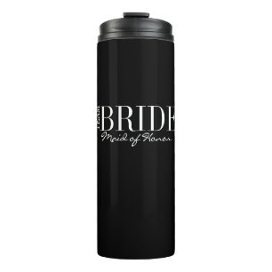 Team Bride Maid of Honor Bridal Party Tumbler Thermosbeker