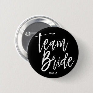Team Bride Manuscript Ronde Button 5,7 Cm