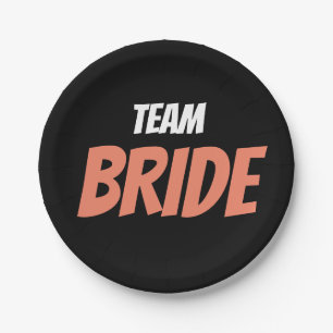 Team Bride Papieren Bordje