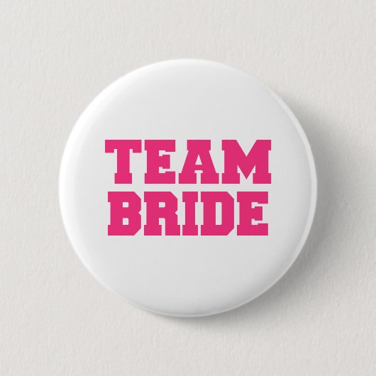 Team Bride Ronde Button 5,7 Cm (Voorkant)