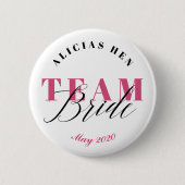 TEAM BRIDE RONDE BUTTON 5,7 CM (Voorkant)