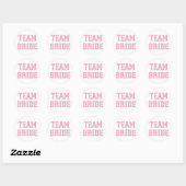 Team Bride Ronde Sticker (Vel)