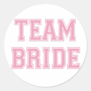 Team Bride Ronde Sticker