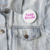 Team Bride Roze Ronde Button 5,7 Cm (In situ)