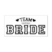 Team Bride Rubberstempel (Afrduk)