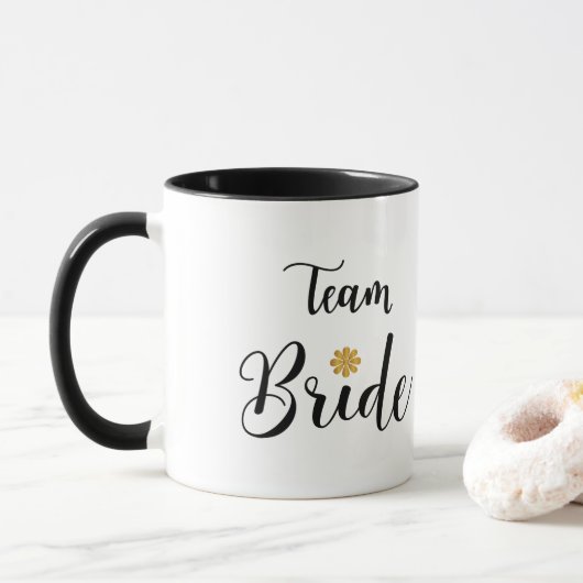 Team Bride Stylish Coffee Mug (Avec donut)