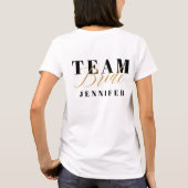 TEAM BRIDE T-SHIRT (Achterkant)