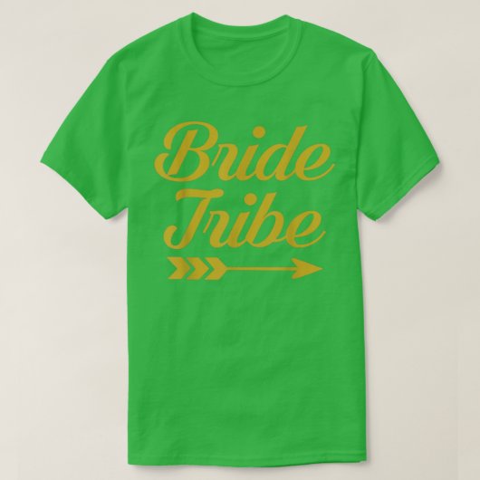 Team Bride T Wedding Party T-shirt 2017 Team Bride (Design voorkant)