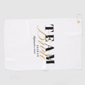 TEAM BRIDE Two-Tone Golfhanddoek (Horizontaal)