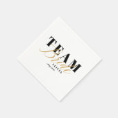 TEAM BRIDE Two-Tone Servet (Hoek)