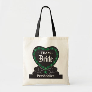 Team Bride   Weddenschap   Emerald Green   DIY-tek Tote Bag