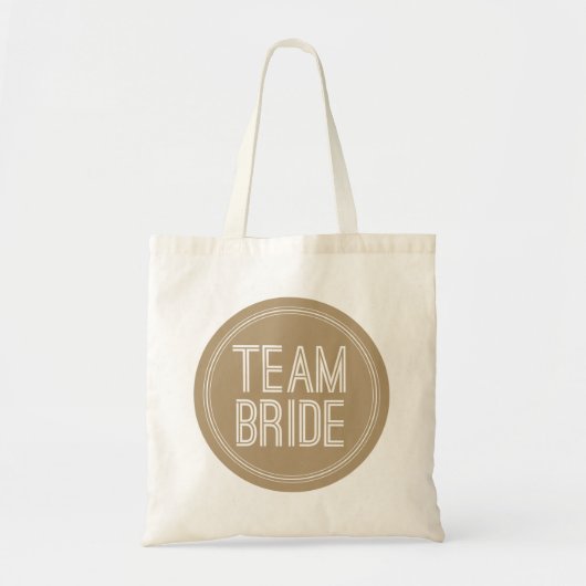 Team Bride - Wedding Canvas tas (Voorkant)