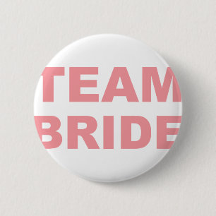 Team Bride Wedding Hen Party Ronde Button 5,7 Cm