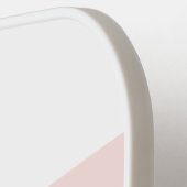 Team Bride Wedding Party Pink Stripe Persoonlijk Pickleball Paddle (Links Detail)