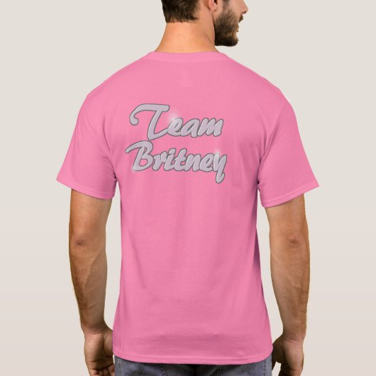 Team Britney Basic T-shirt (Achterkant)