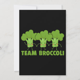 Team Broccoli Grappige Broccoli Liefhebber Team Ve Kaart