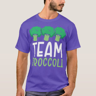 Team Broccoli Vegan Lover Vegetable Healthy Vegeta T-shirt