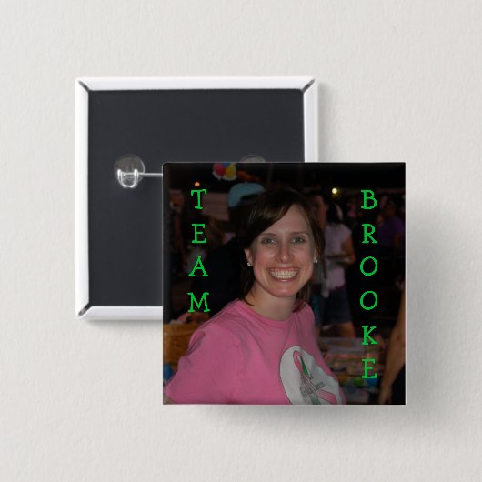 Team Brooke Afbeelding Button (Voorkant /achterkant)