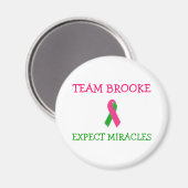 Team Brooke Ribbon Magnet Magneet (Voorkant / Achterkant)