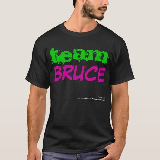 Team Bruce T-shirt (Voorkant)