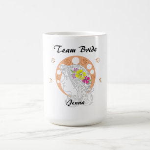 Team Bruid Aanpasbare handschets Koffiemok