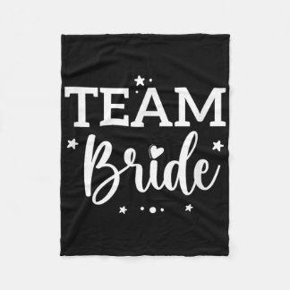 Team Bruid Bloem Bachelorette Vrijgezellenfeest Br Fleece Deken