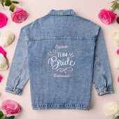 "Team Bruid" Bruidsmeisje Persoonlijk Denim Jacket