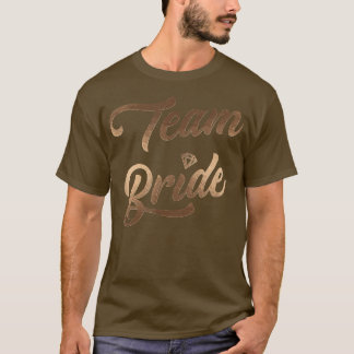 Team Bruid Bruiloft Bachelorette Feestje Bruiloft T-shirt