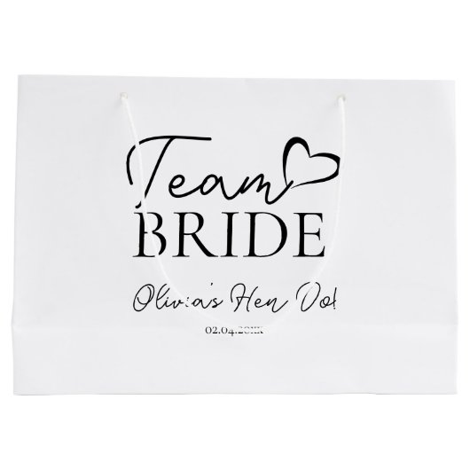 Team Bruid Cadeautas - Perfecte Bruidsfeest Activi (Achterkant)