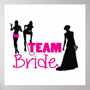 Team Bruid - getuige Poster