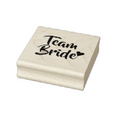 Team Bruid Hart Rubberstempel (Stempel)