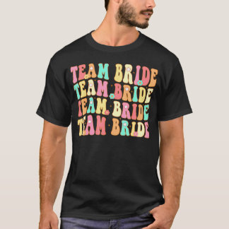 Team Bruid Ik Doe Bemanning Groovy Meisjesuitje    T-shirt