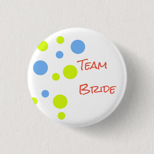 Team Bruid Knop Speld Ronde Button 3,2 Cm