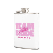 Team bruid om te zijn bruiloft naam Party Trendy P Heupfles (Links)