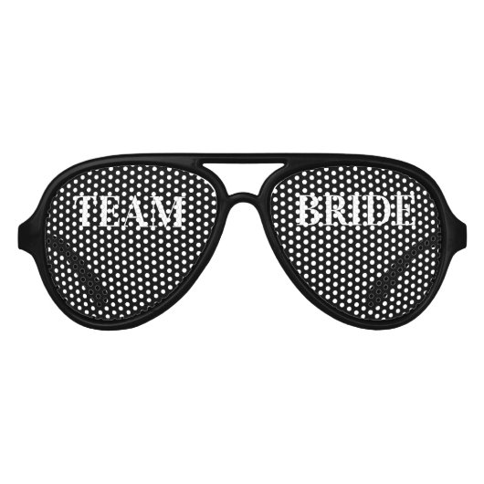 Team bruid partij fotoshoot aviator zonnebril (Voorkant)