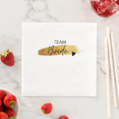 Team Bruid Servet - Gouden Bachelorette-feestserve (Insitu)