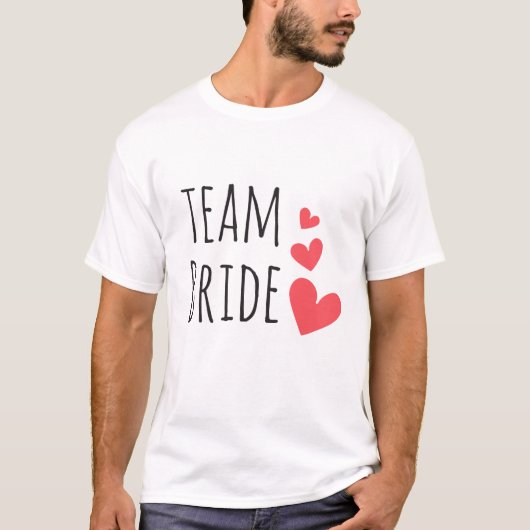 Team Bruid T-shirt (Voorkant)