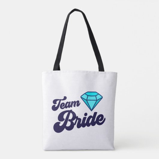 Team Bruid Tote Tas (Achterkant)