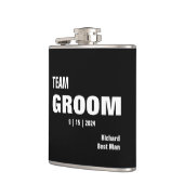 Team Bruid Typografie Vinyl Flask  Heupfles (Links)