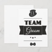 Team bruidegom (Voorkant / Achterkant)