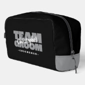 Team Bruidegom Bruidsjonker Trouw Geschenk Zwart R Toilettasje (Rechterhoek)
